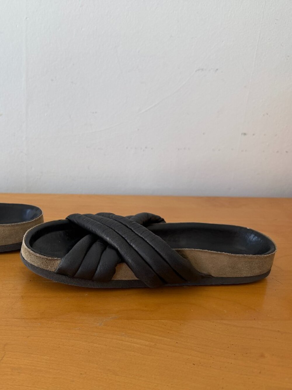 Isabel Marant Black Holden Leather Sandals.  Size US 7.5 - Picture 3 of 6